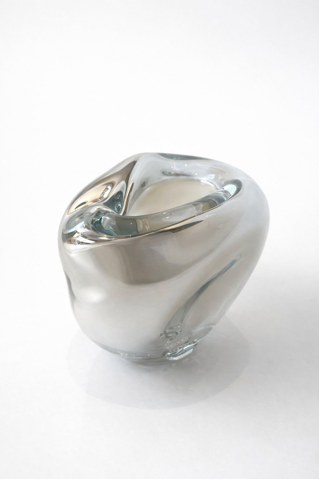 Lumi Candles — side angle of reflective glass design