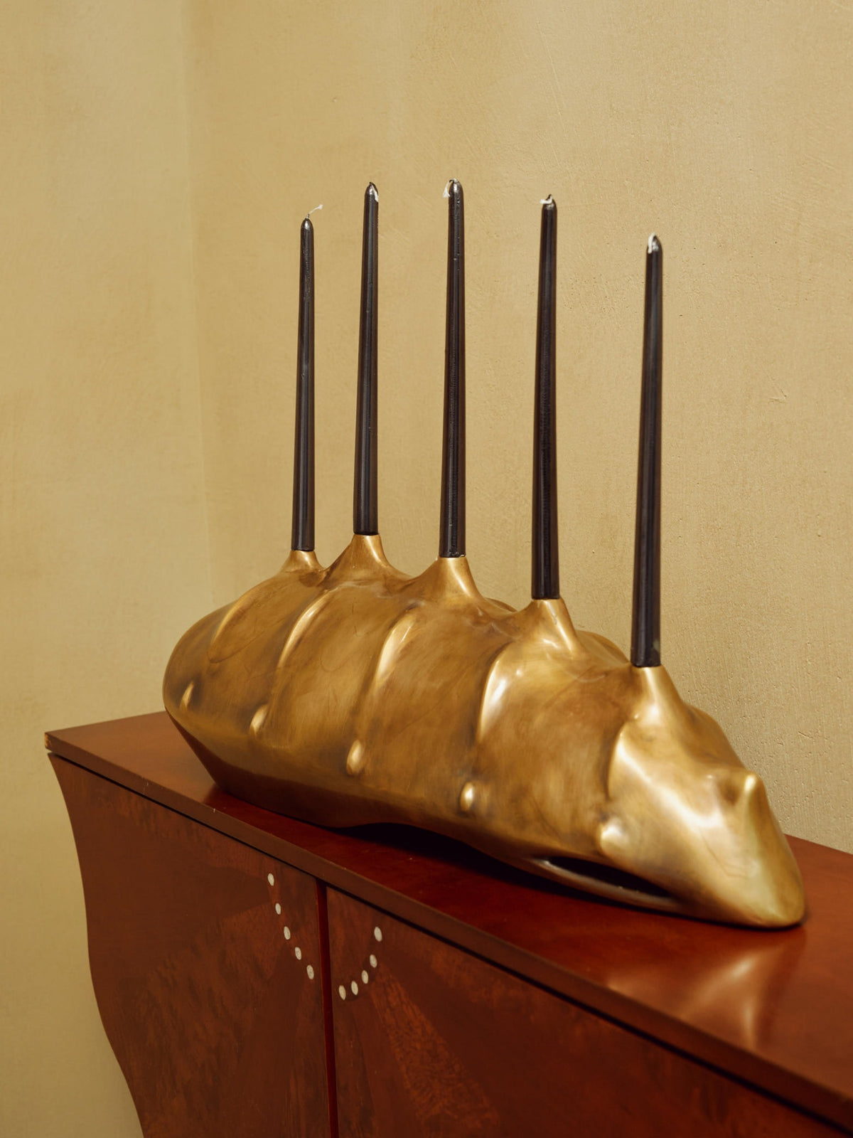 Sculptural Candle Holders -  Ignis Spina — side angle