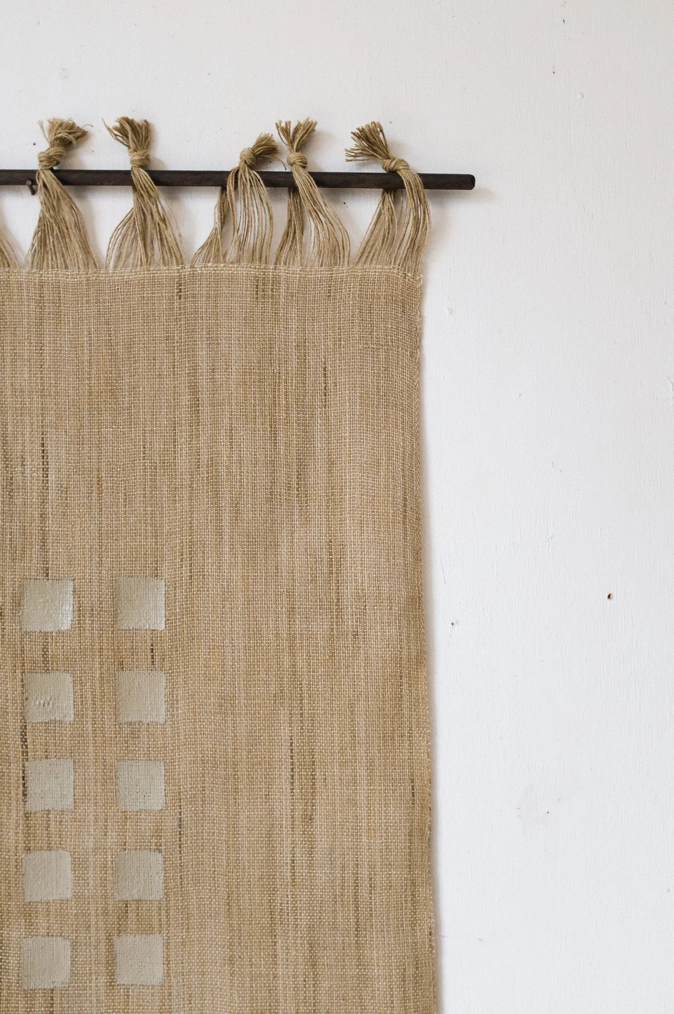 Novus II - Woven Wall Hanging — side angle
