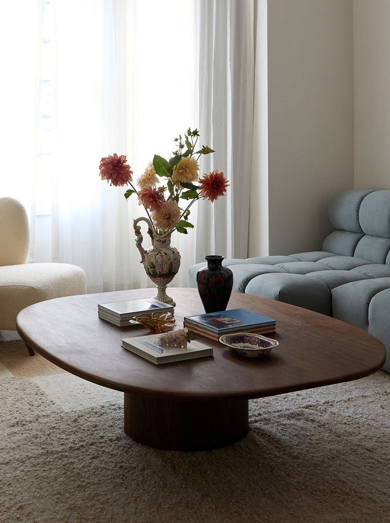 Circa Coffee Table in Walnut by Lemon | The Oblist — modern walnut design