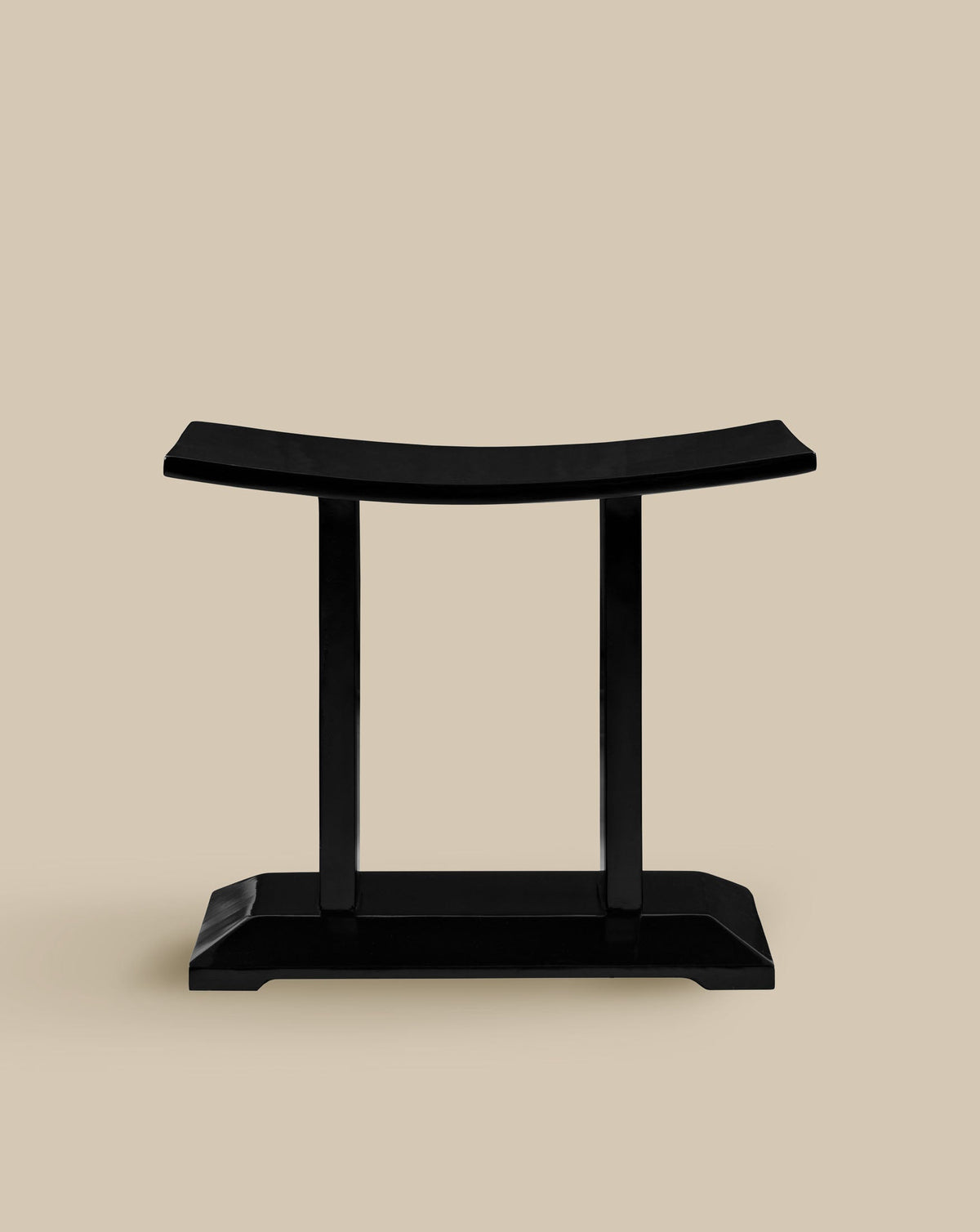 Oriole Lacquer Stool — side angle
