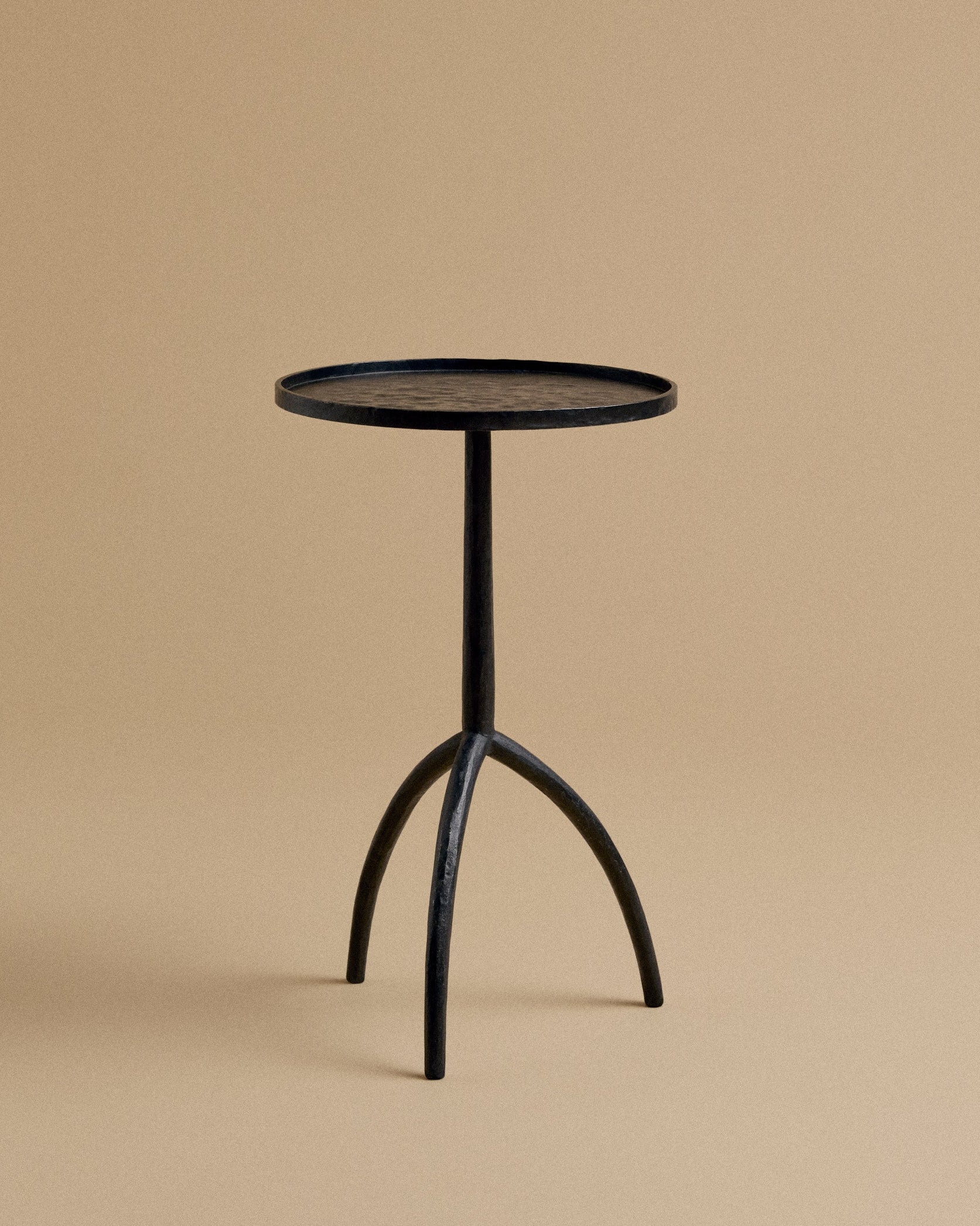 Brut Vol. I — Hand-Forged Iron Side Table by Alicia Racovolis | The Oblist