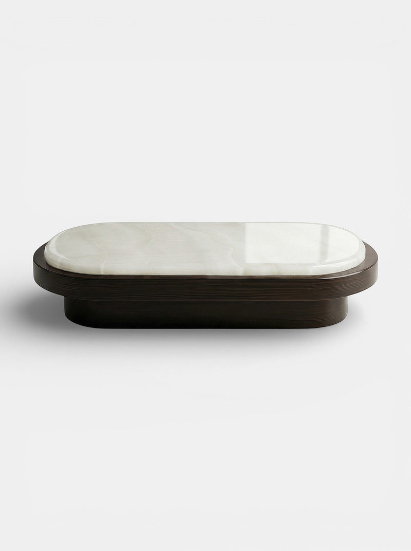 Mirage Wood and White Onyx by Marbera | The Oblist — handcrafted wood and onyx