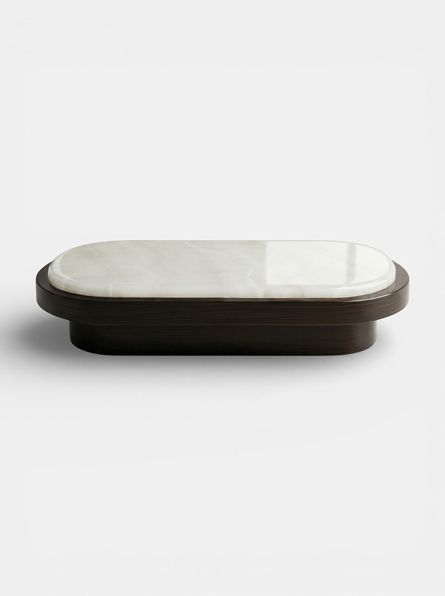 Mirage Wood and White Onyx by Marbera | The Oblist — handcrafted wood and onyx
