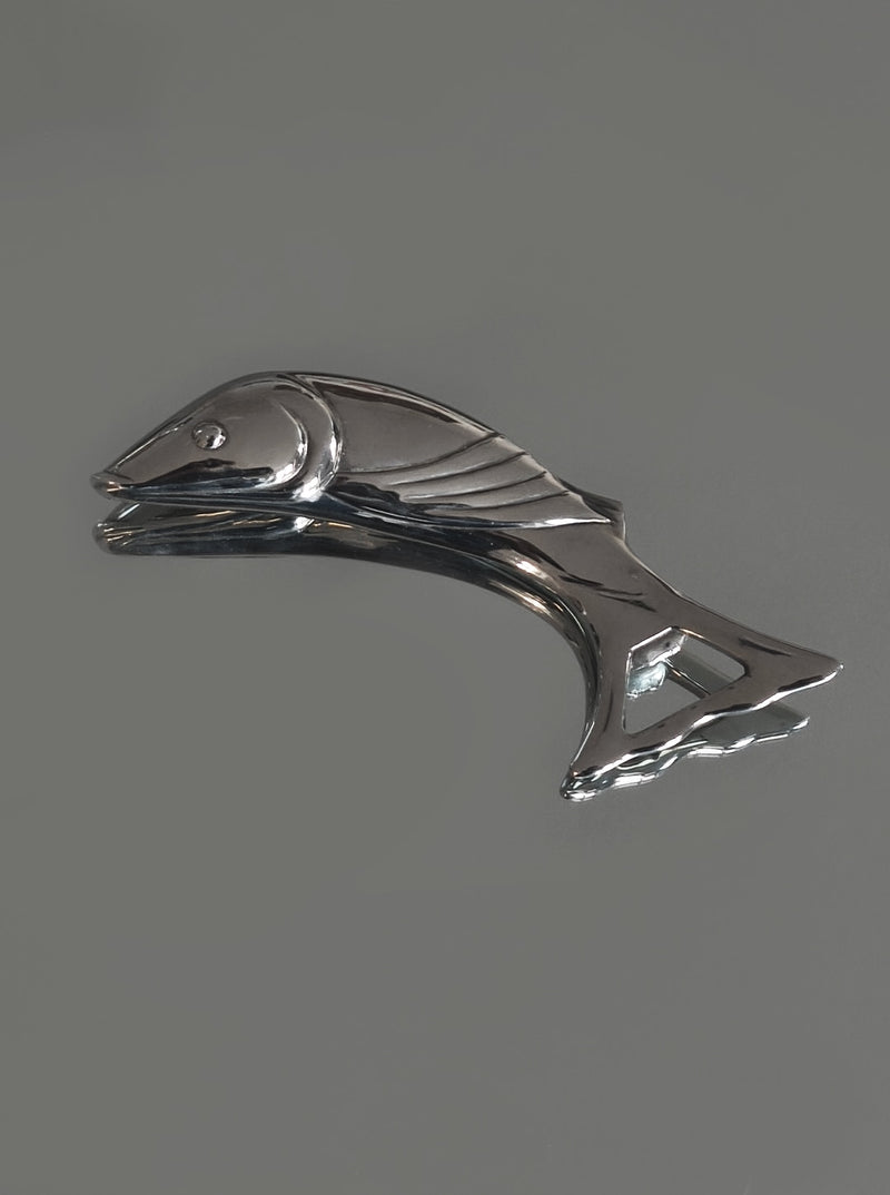 Art Deco Fish Bottle Opener by Les Objoies | The Oblist — polished metal finish