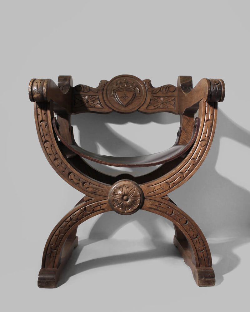 Renaissance Revival Dante Oak Chair, 1850s, Sweden by Vintage Stories | The Oblist