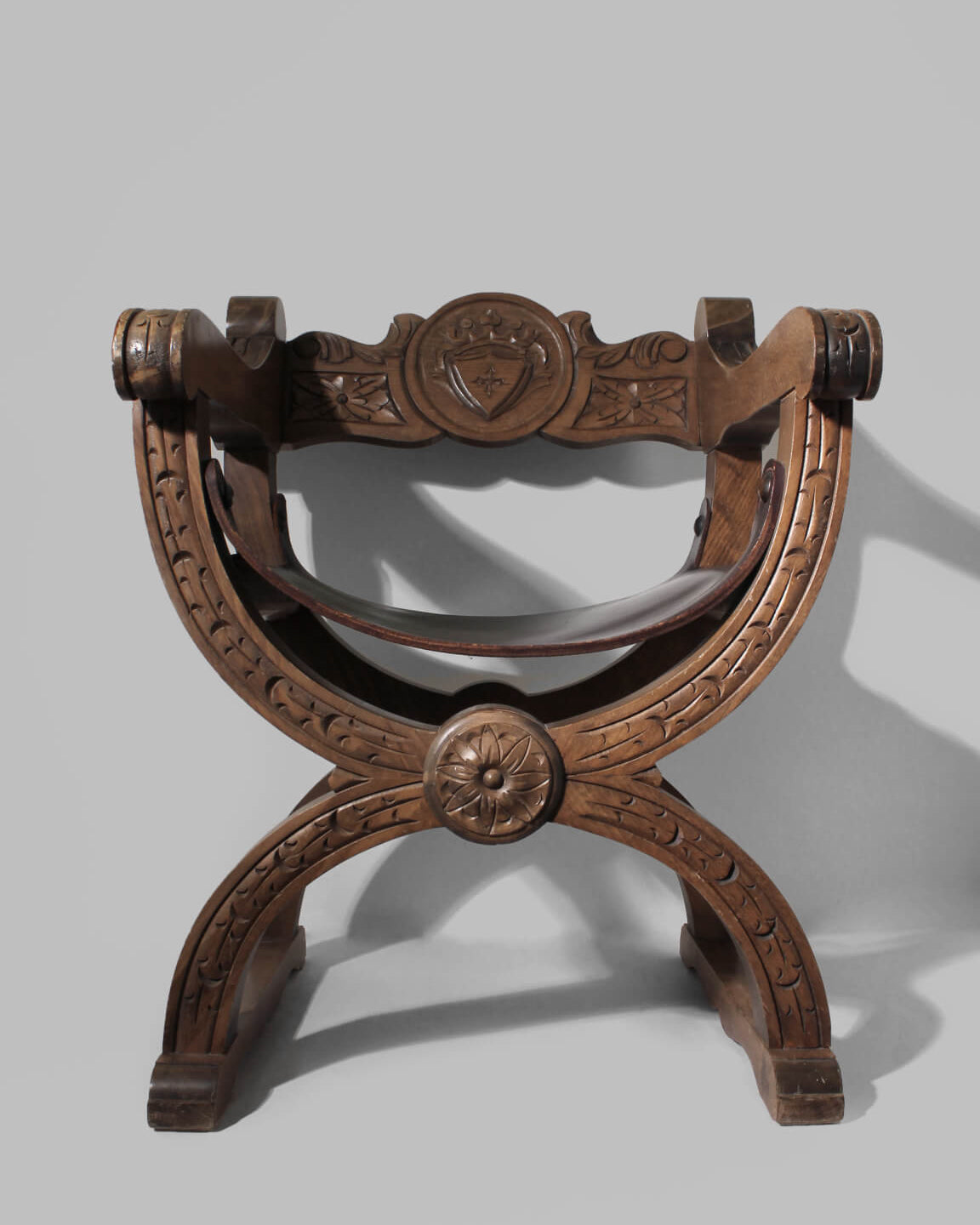 Renaissance Revival Dante Oak Chair, 1850s, Sweden by Vintage Stories | The Oblist