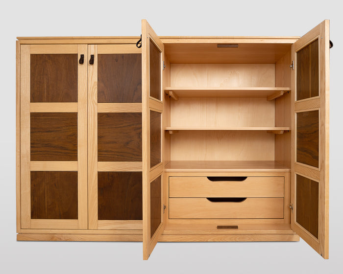 Scandinavian Style 4-Doors Wardrobe — lifestyle setting