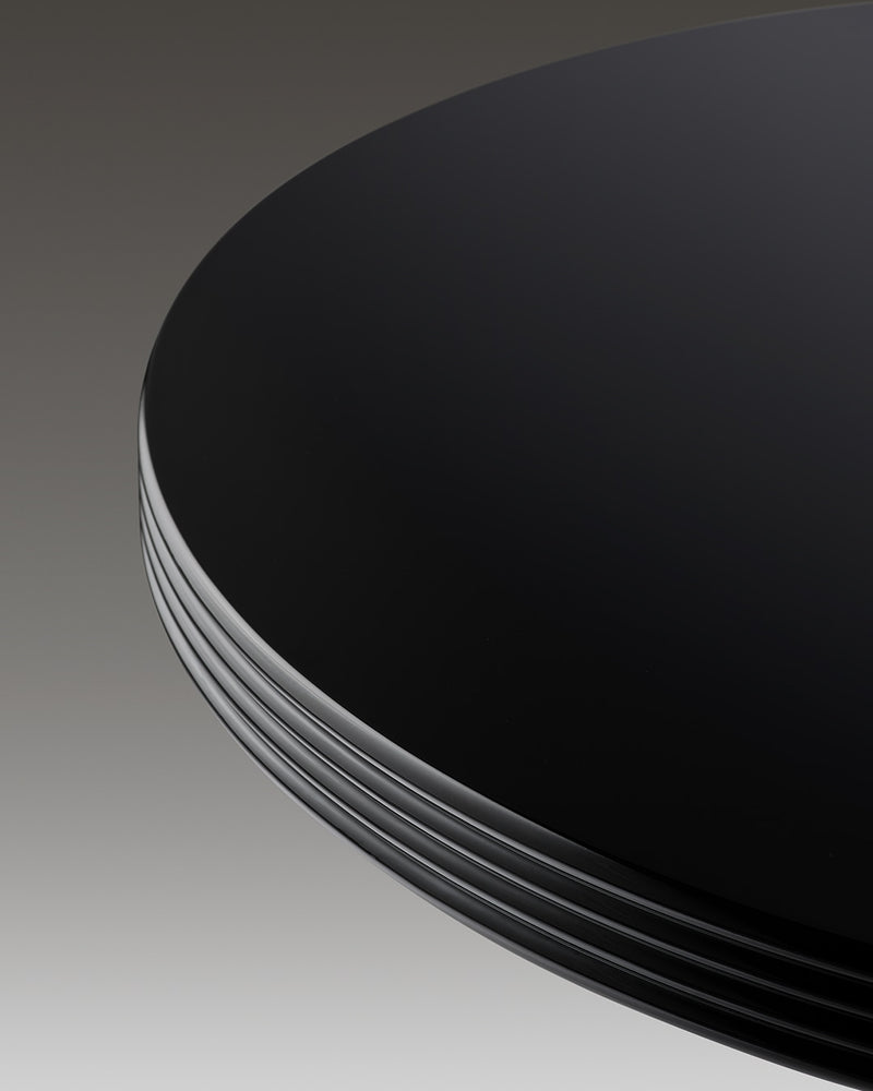 The Reeded Dining Table — detail view
