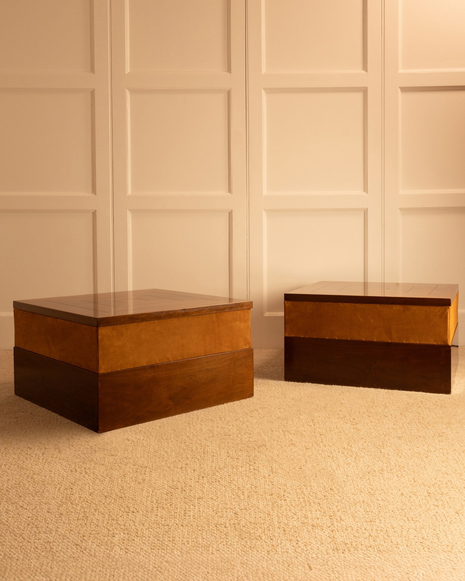 Paire de tables basses Paolo Buffa - Italie années 1940