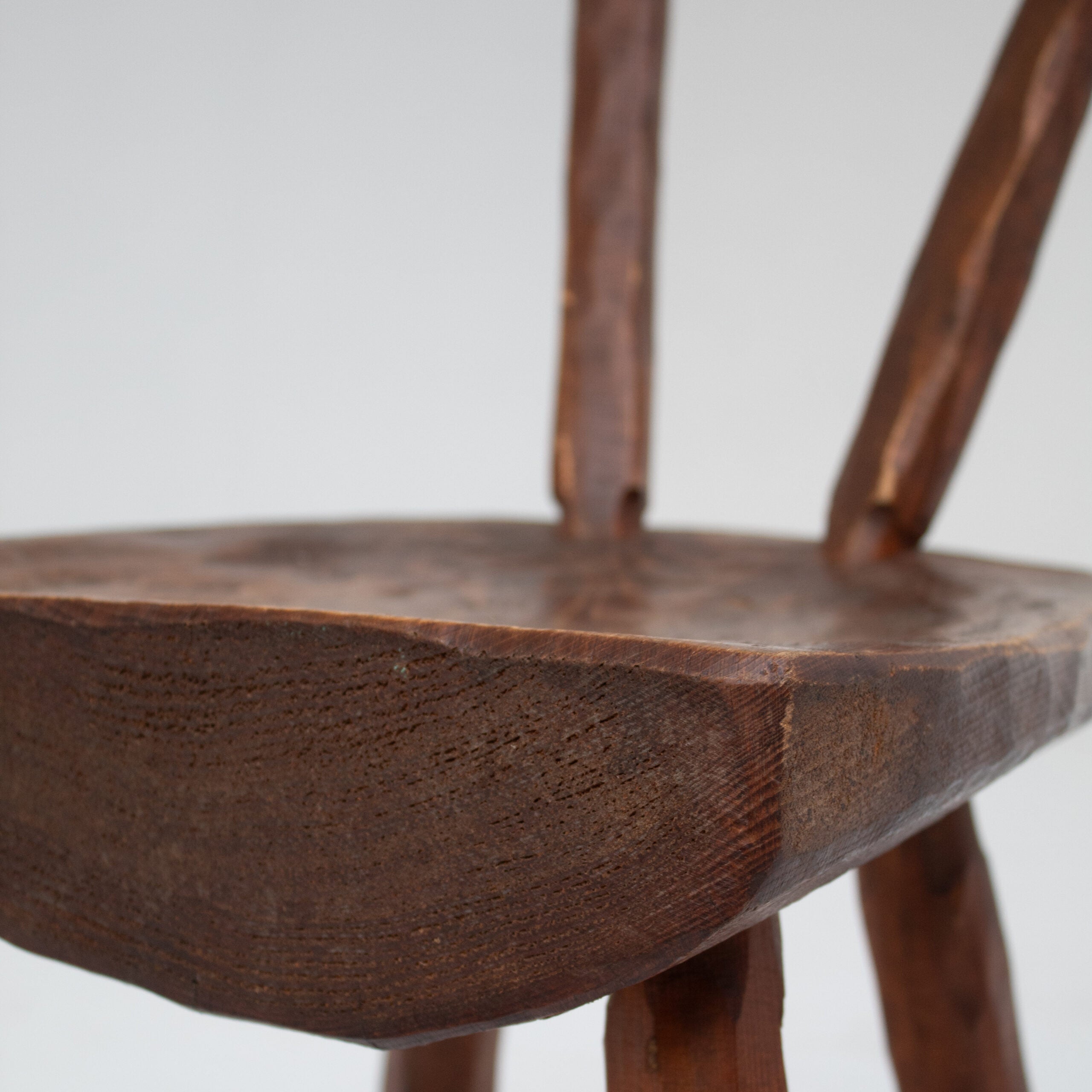 Pair of Vintage Brutalist Oak Chairs — in context