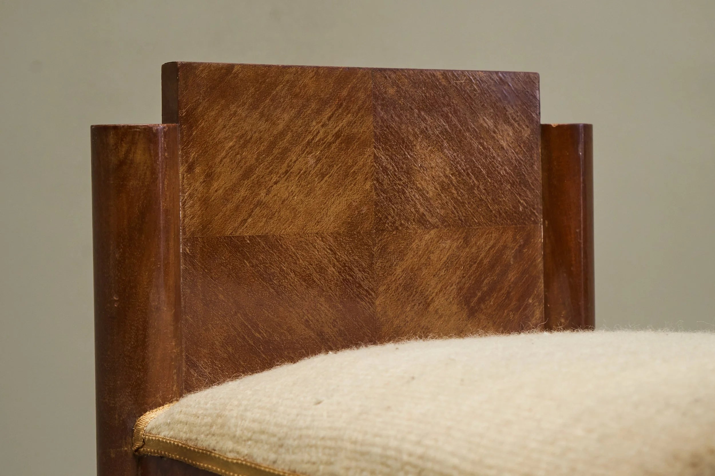 Fantastic Art Deco Bench in Highly Original Condition 1930s — detail view