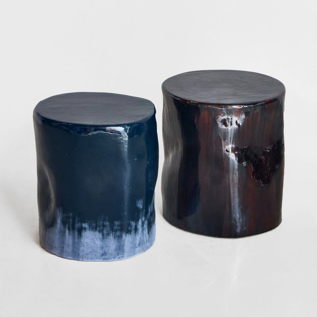 artisanal Ceramic Side Table (small) — close-up