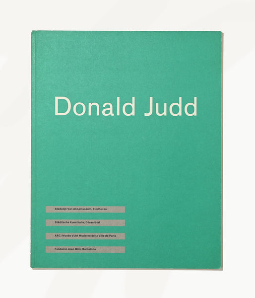 Donald Judd, Stedelijk Van Abbemuseum Catalogue | The Oblist