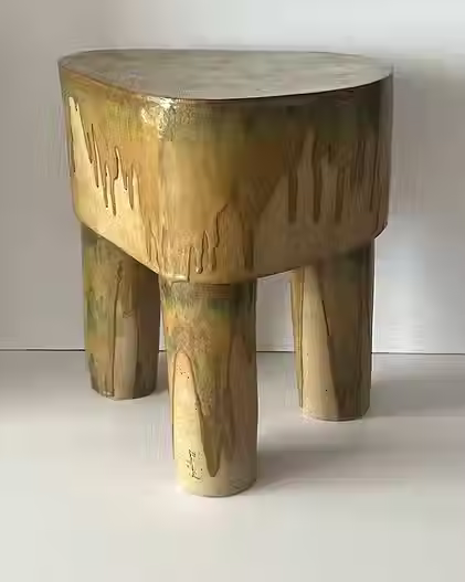 EZE Side Table in Ceramic — lifestyle setting
