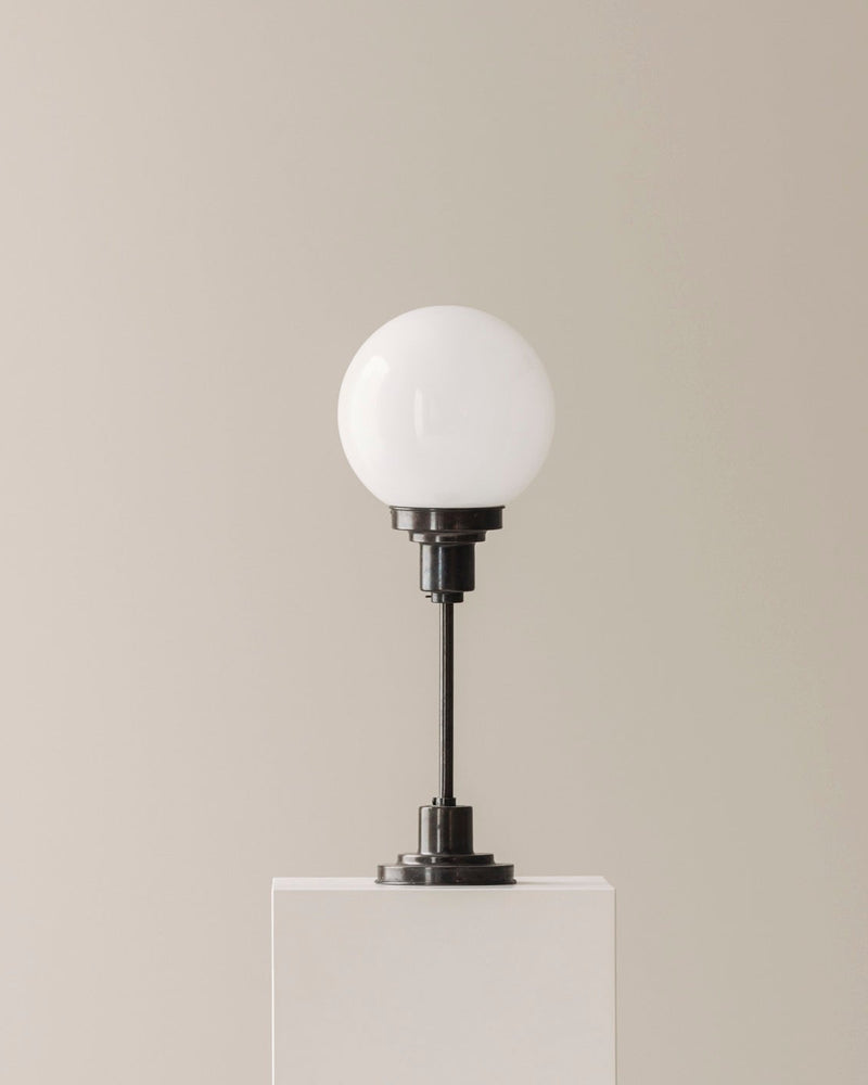 Opaline Art Deco Table Lamp, Sweden 1930s. by Modern Living | The Oblist