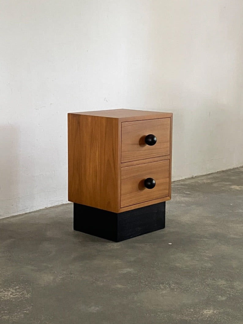 Mamun Side Table in Solid Teak by Studio Kallang | The Oblist