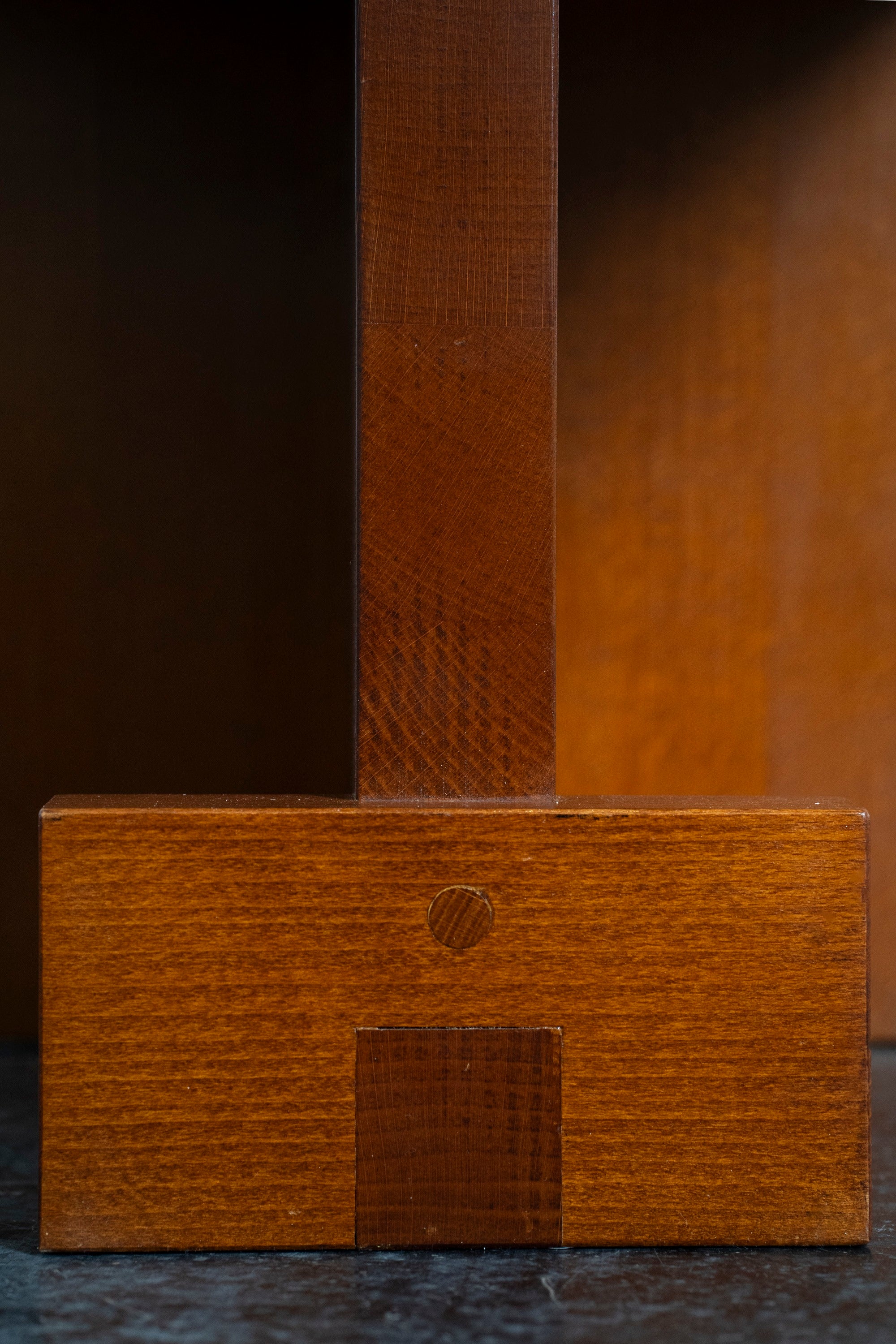 Tabouret en bois de hêtre flambé et teinté | DN_S2510