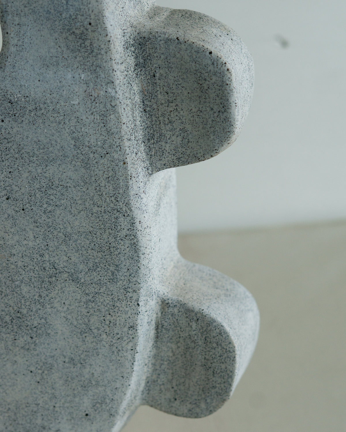 Large Ome Vase Porcelain — side angle