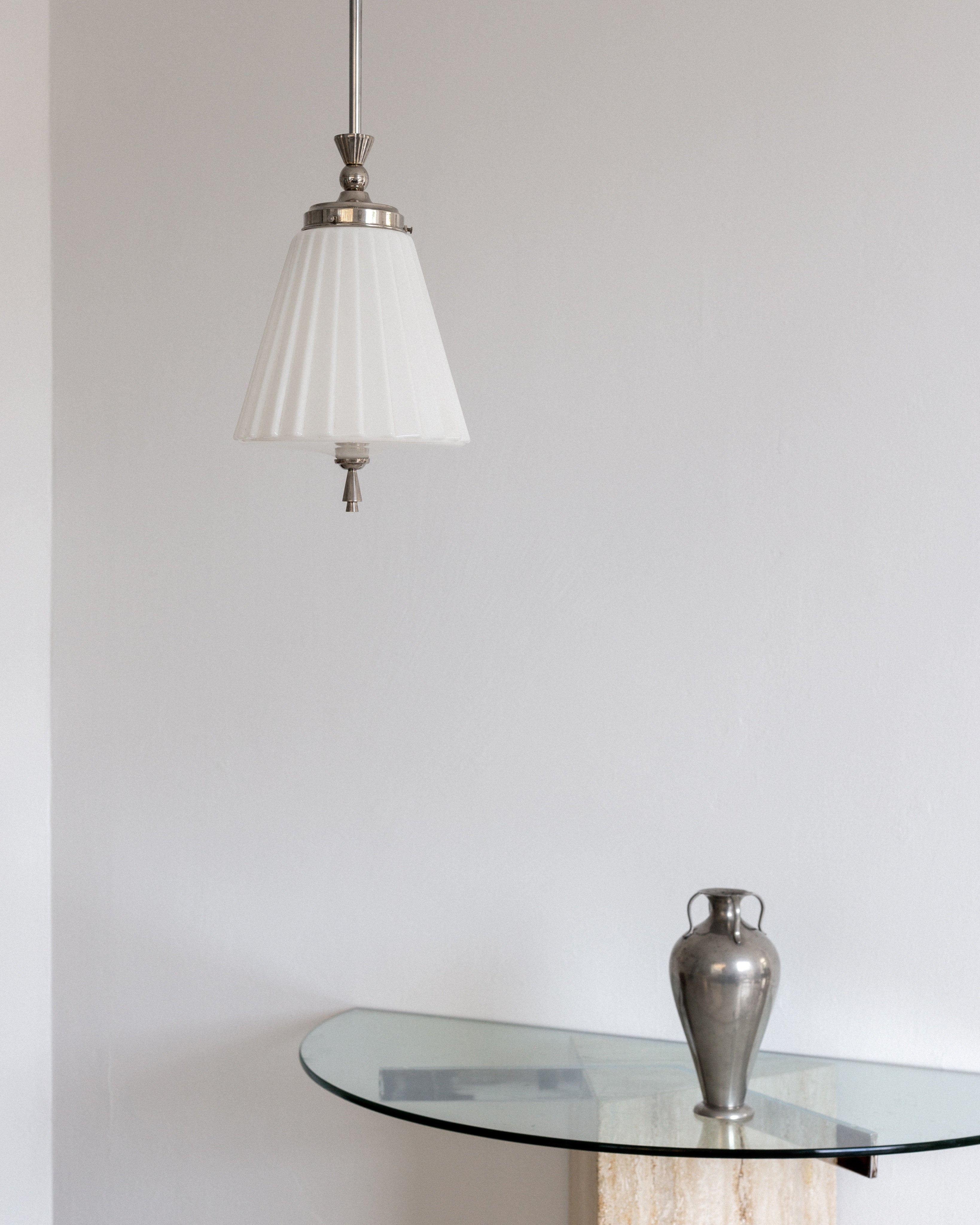 Art Deco Pendant Light by Böhlmarks, Sweden, 1920s-30s — in context