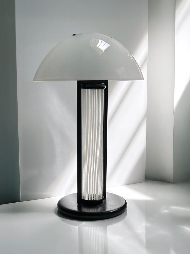 Large Murano glass mushroom table lamp by Bruno Gecchelin 1980s