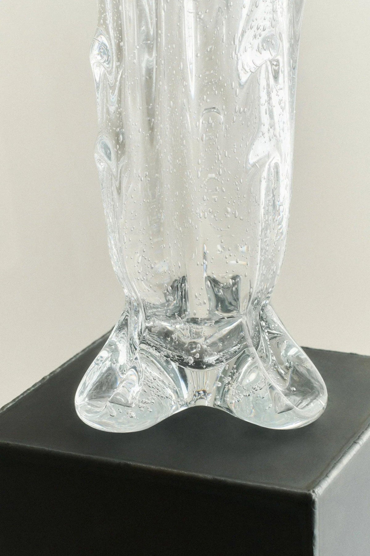 S.R. VINTAGE DRAPE GLASS VASE — in context