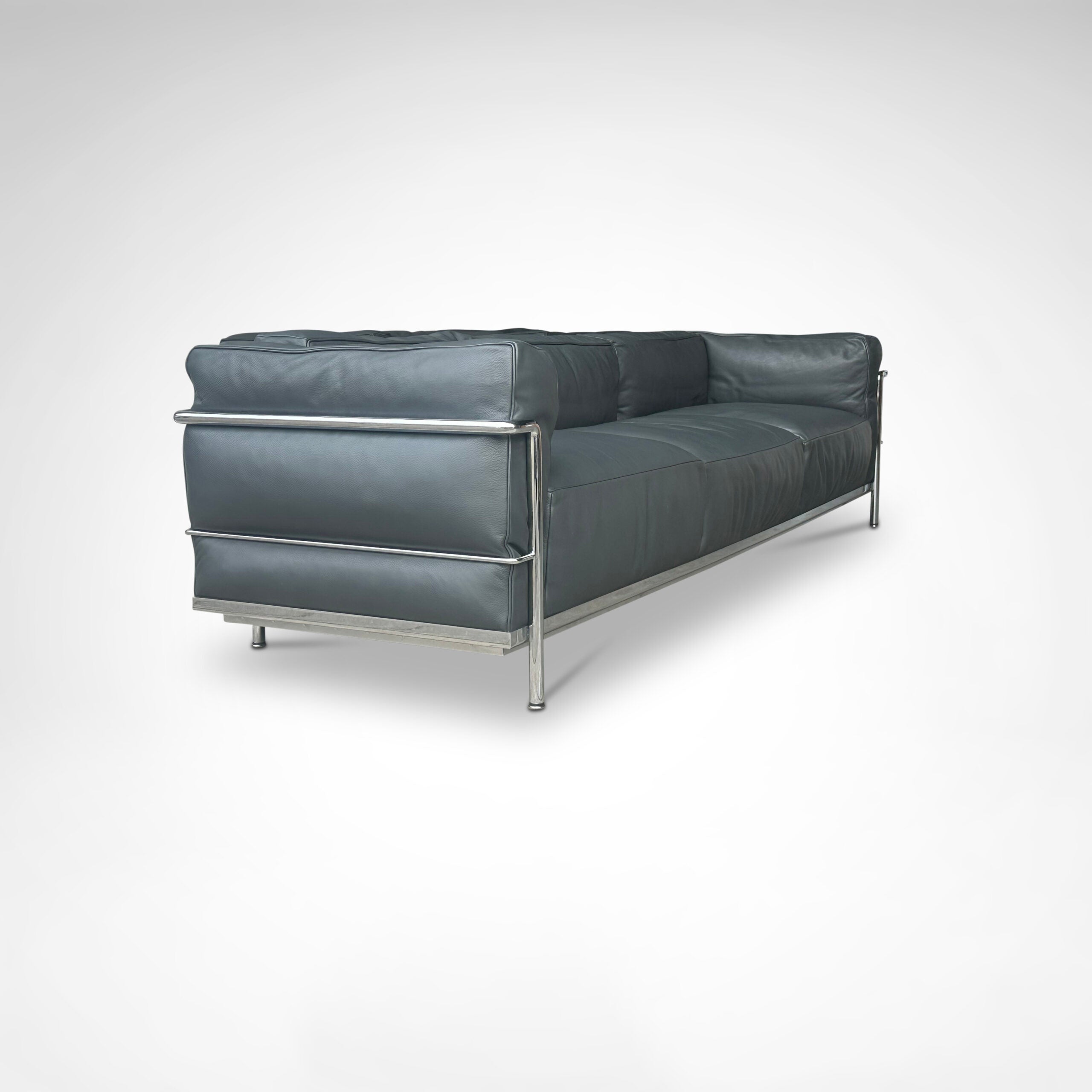 LC3 Down Cushions Y Extra Leather 3-Seater Sofa by Le Corbusier, Charlotte Perriand & Pierre Jeanneret for Cassina, 1990s — alternate view