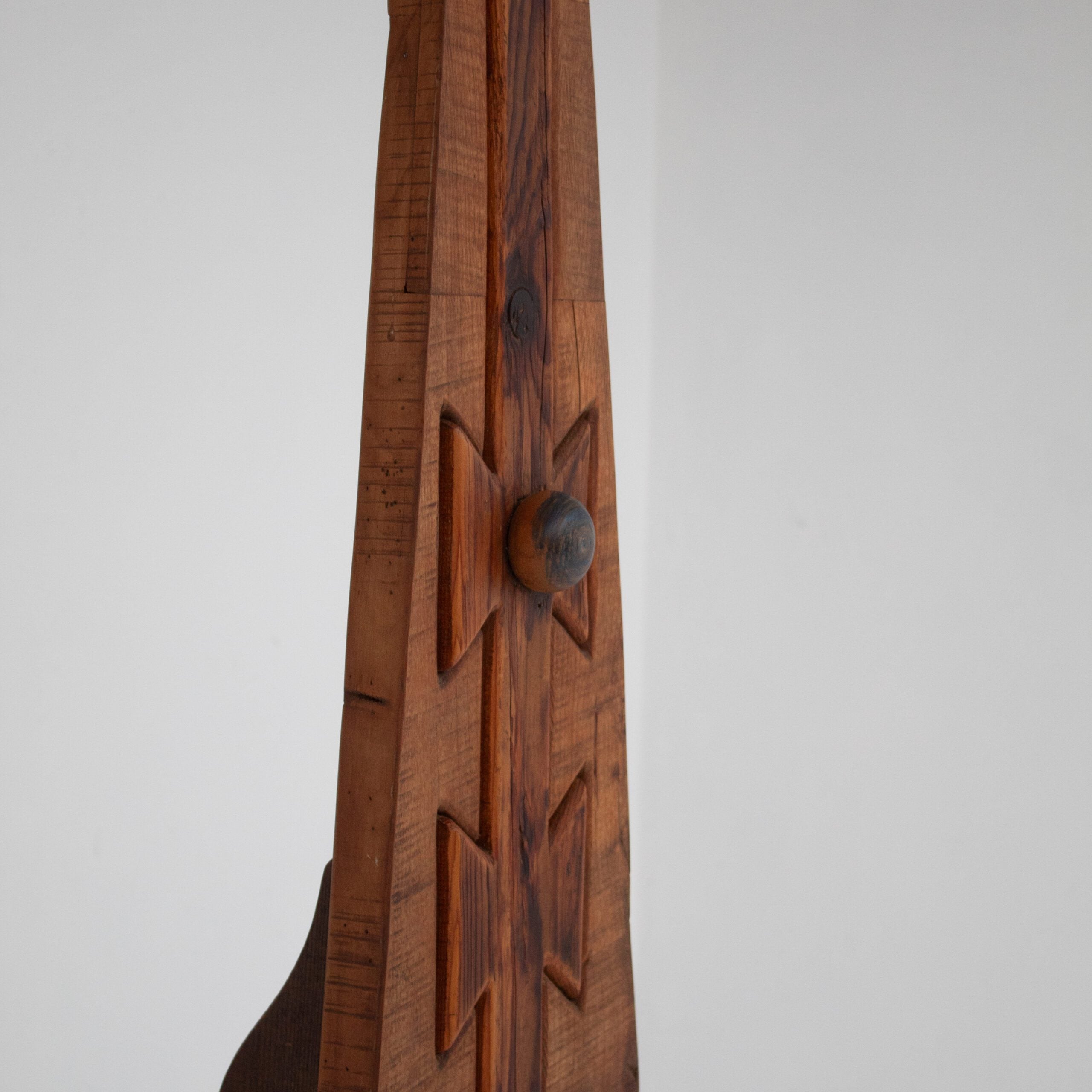 Geometric Wooden Sculpture by Luciano Bertolotto, Italy 1995 — close-up