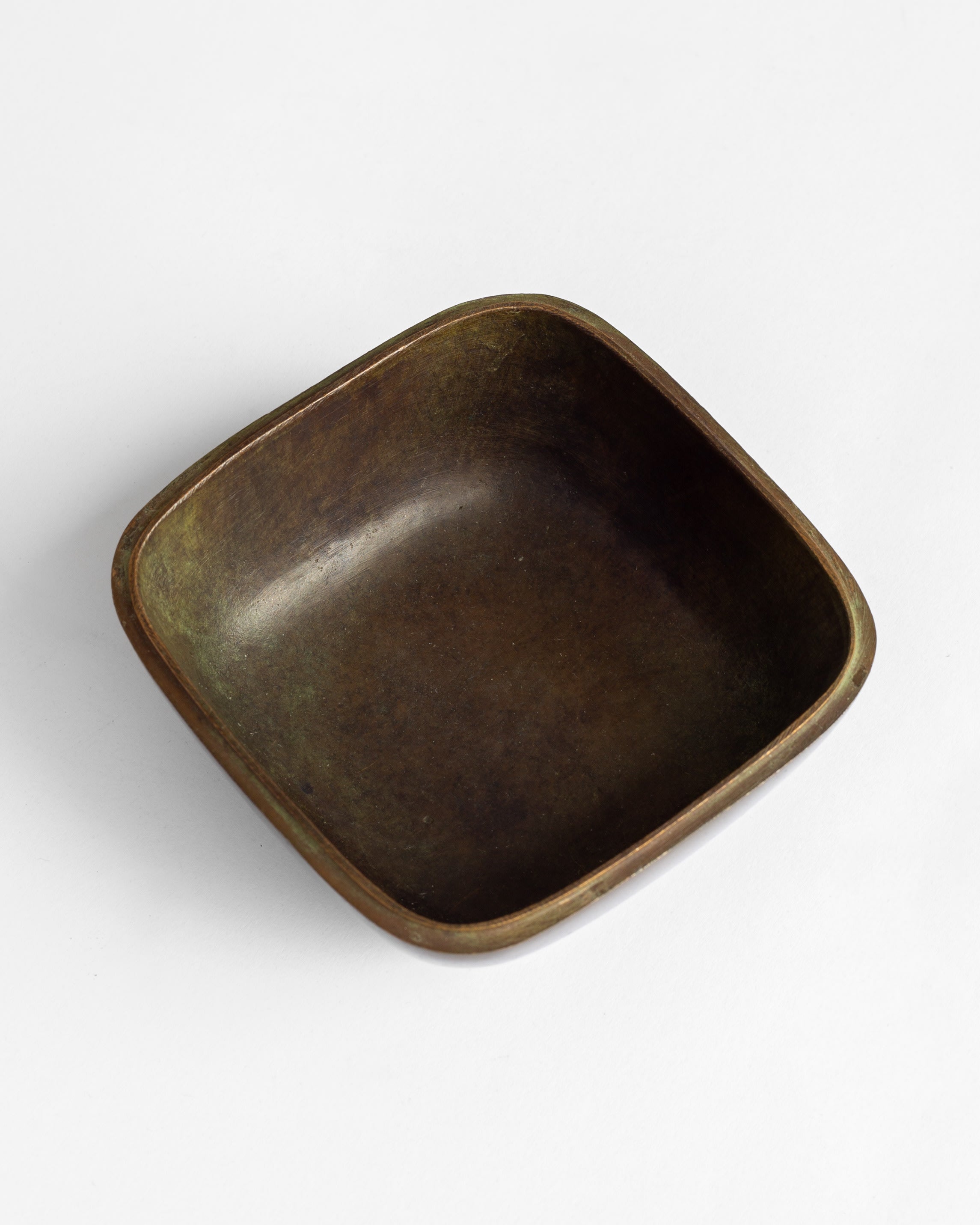 Art Deco Bronze Trinket Box by GAB, Sweden, 1930s — alternate view