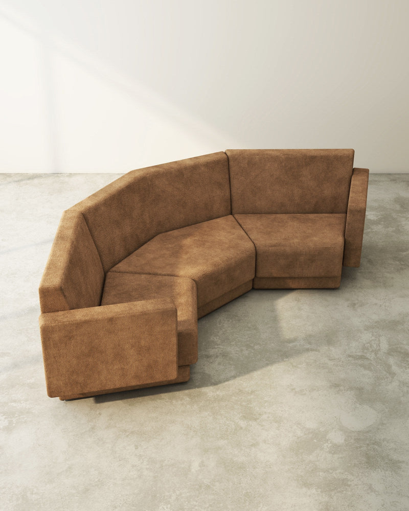 FORSEN SOFA, ANGLED THREE SEATER by Caia Leifsdotter | The Oblist
