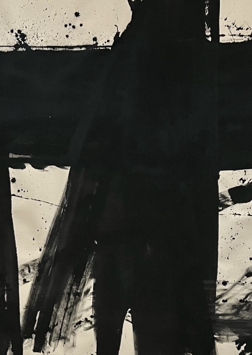 "Marblehead" Ink and Color Pigments on Raw Canvas