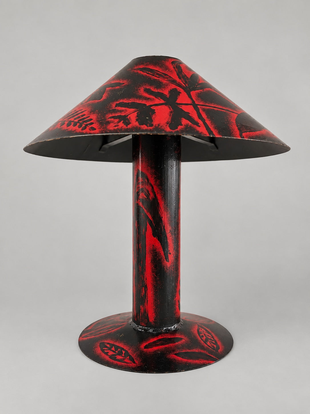 Fernando Bermejo (1949–2023) — Unique Hand-Painted Studio Lamp, Ex-Artist’s Atelier, Spain — alternate view