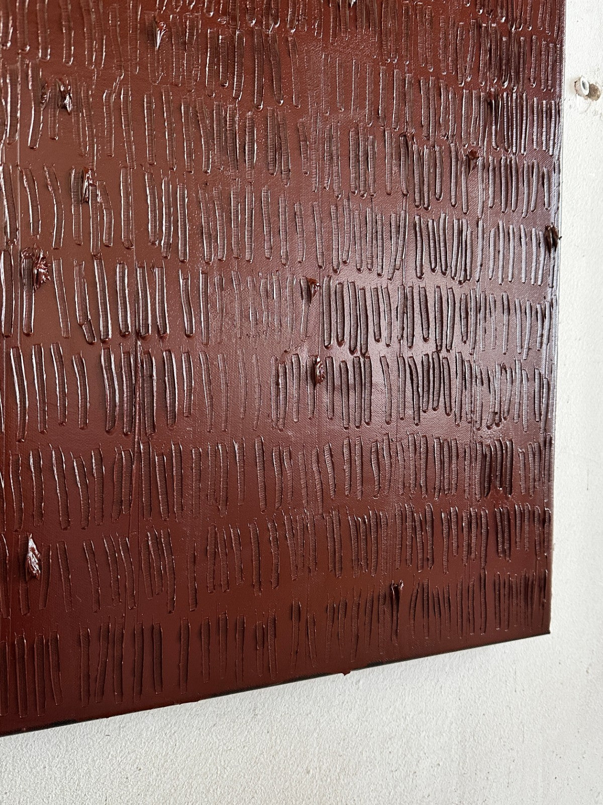 'Indian Wine - Turf Series' Painting — side angle