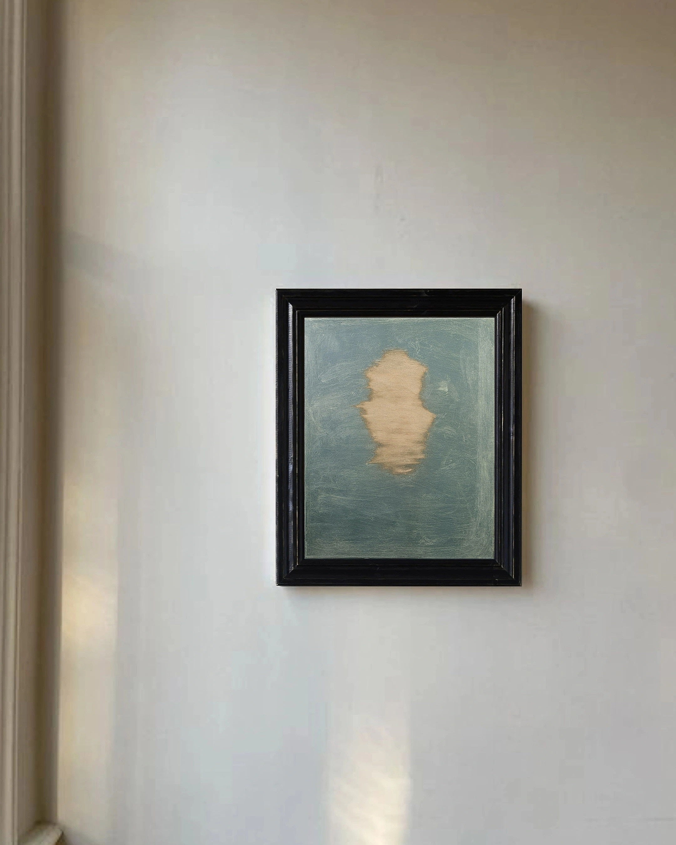 'Poem of atoms III' painting — detail view