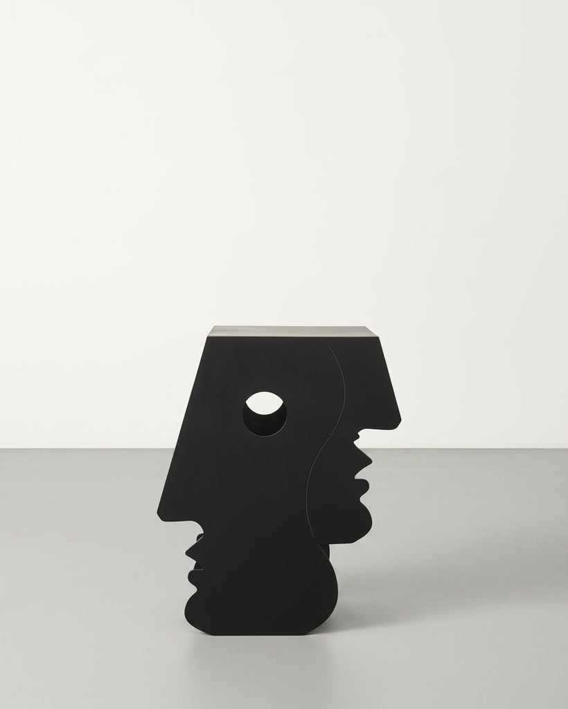 Lucia Side Table by Animate Objects | The Oblist — black finish, modern design
