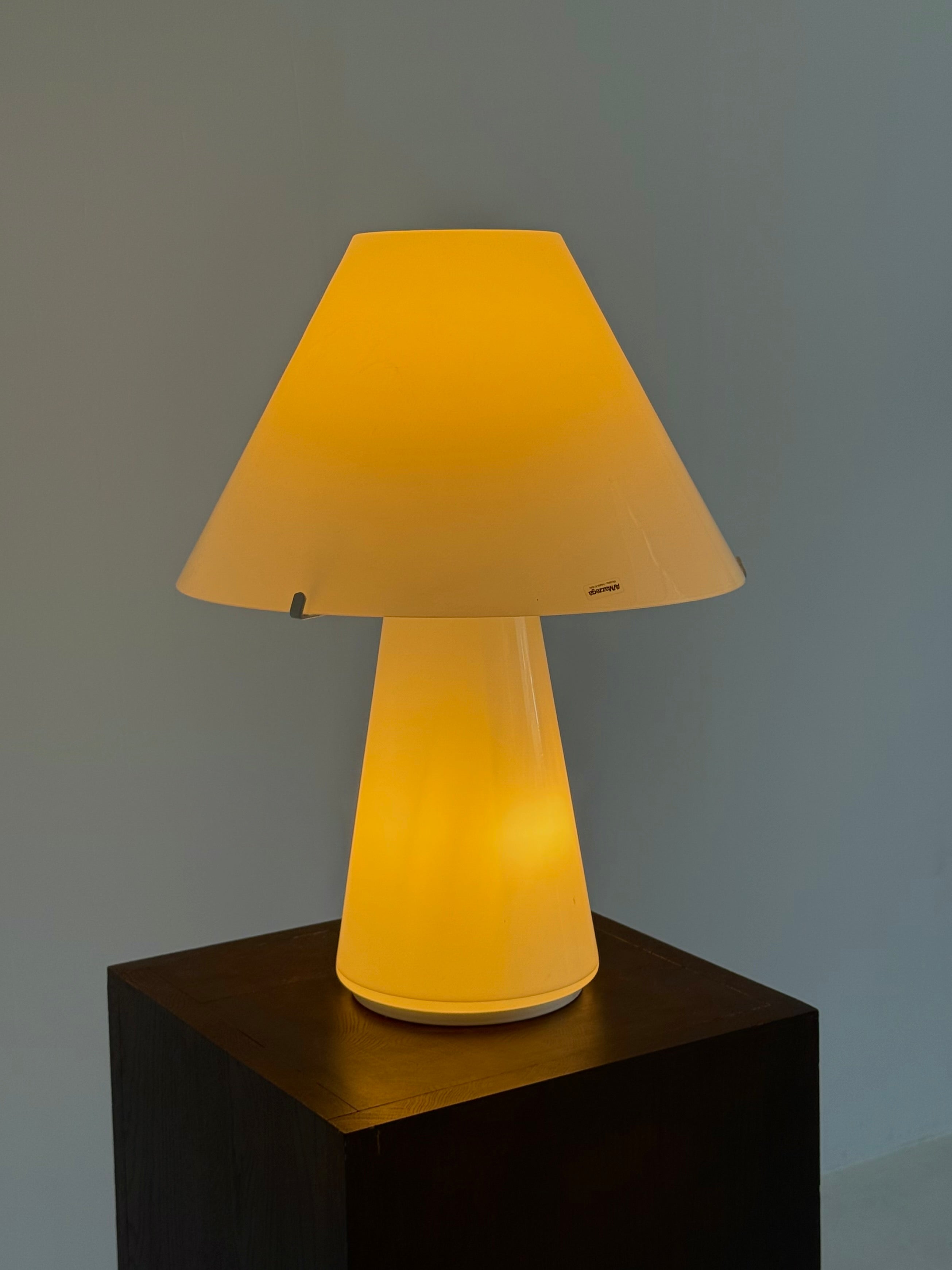 Vintage Italian Mushroom Table Lamp by Carlo Nason for AV Mazzega large by Wintage | The Oblist