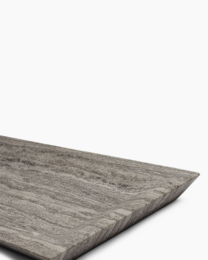 Rectangular Valet Vide Poches in Marble and Stone — detail view