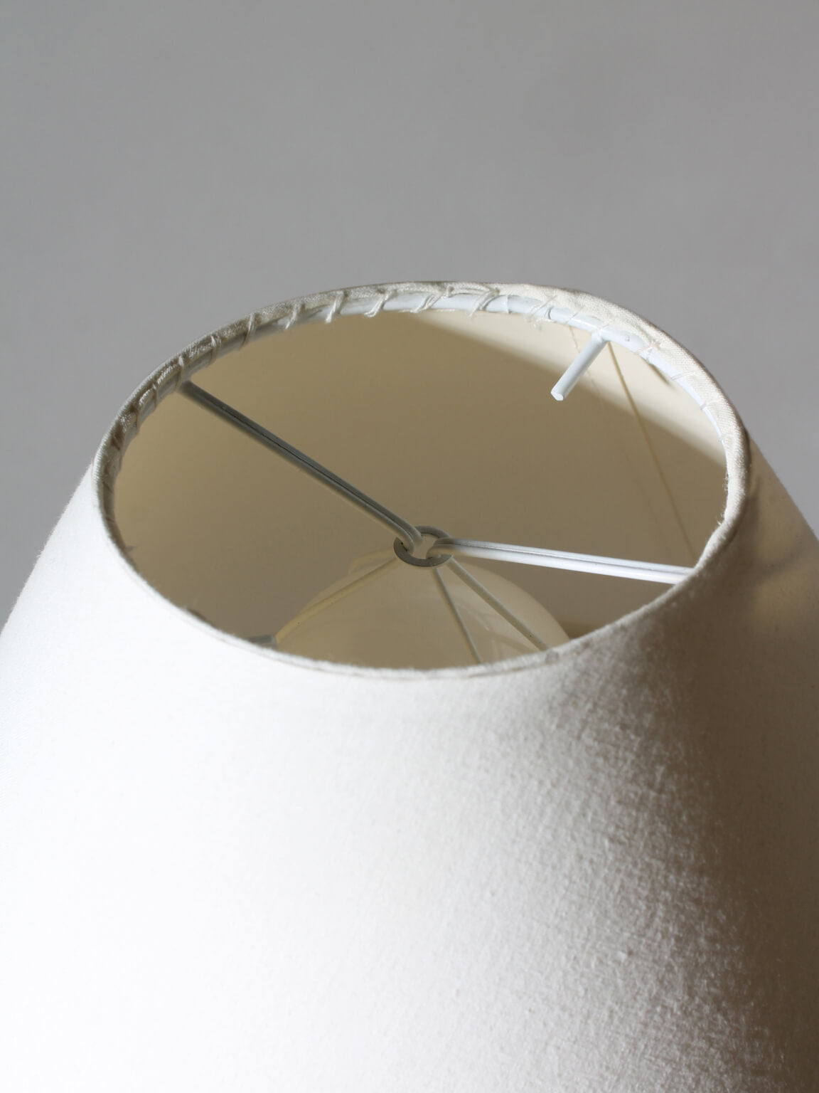 Textured Ceramic Table Lamp By Ole Bjørn Krüger, 1960s, Denmark — close-up