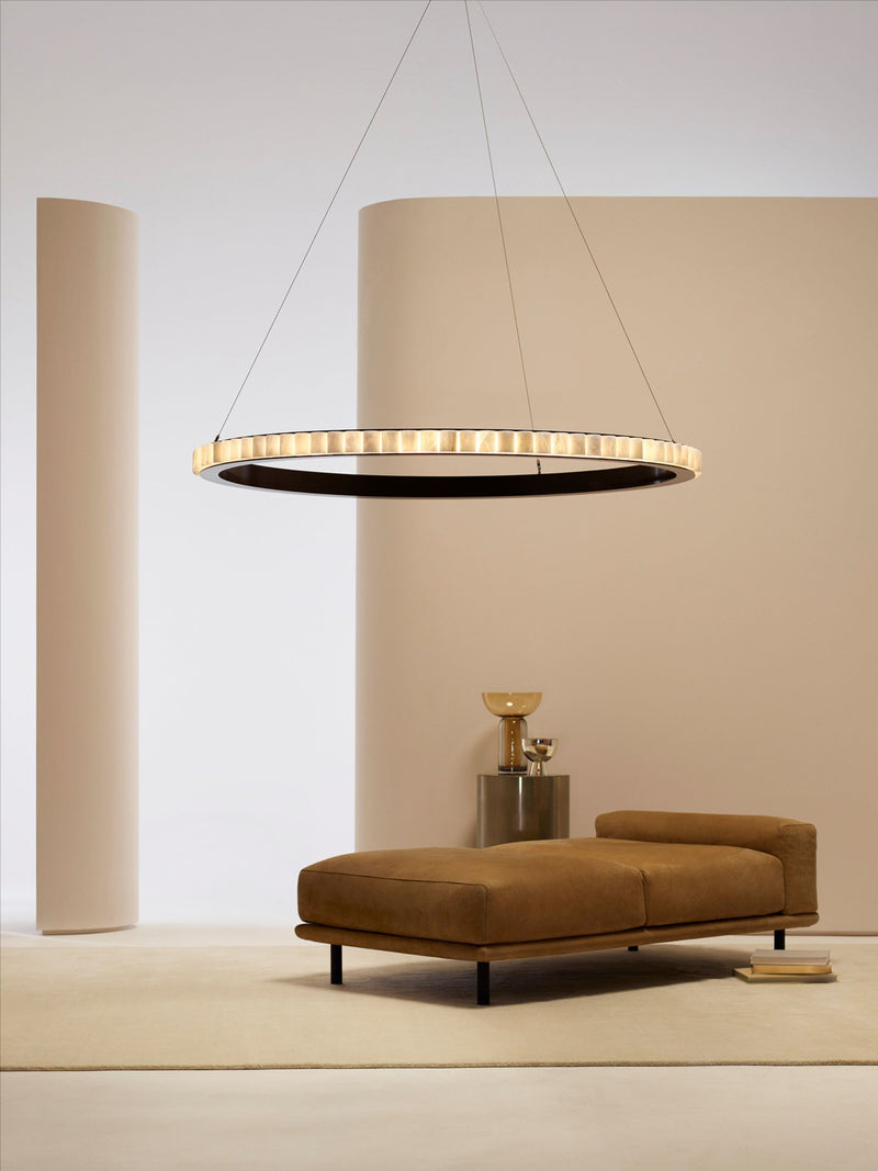 AVALON Chandelier Extra Large With Ceiling Rose by CTO Lighting | The Oblist — modern design, warm tones