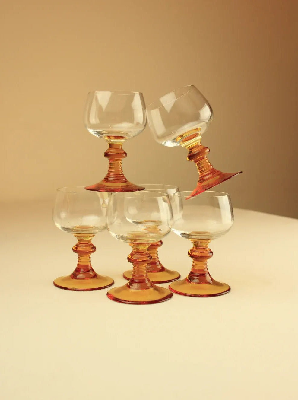 Set of Six Roemer Glasses