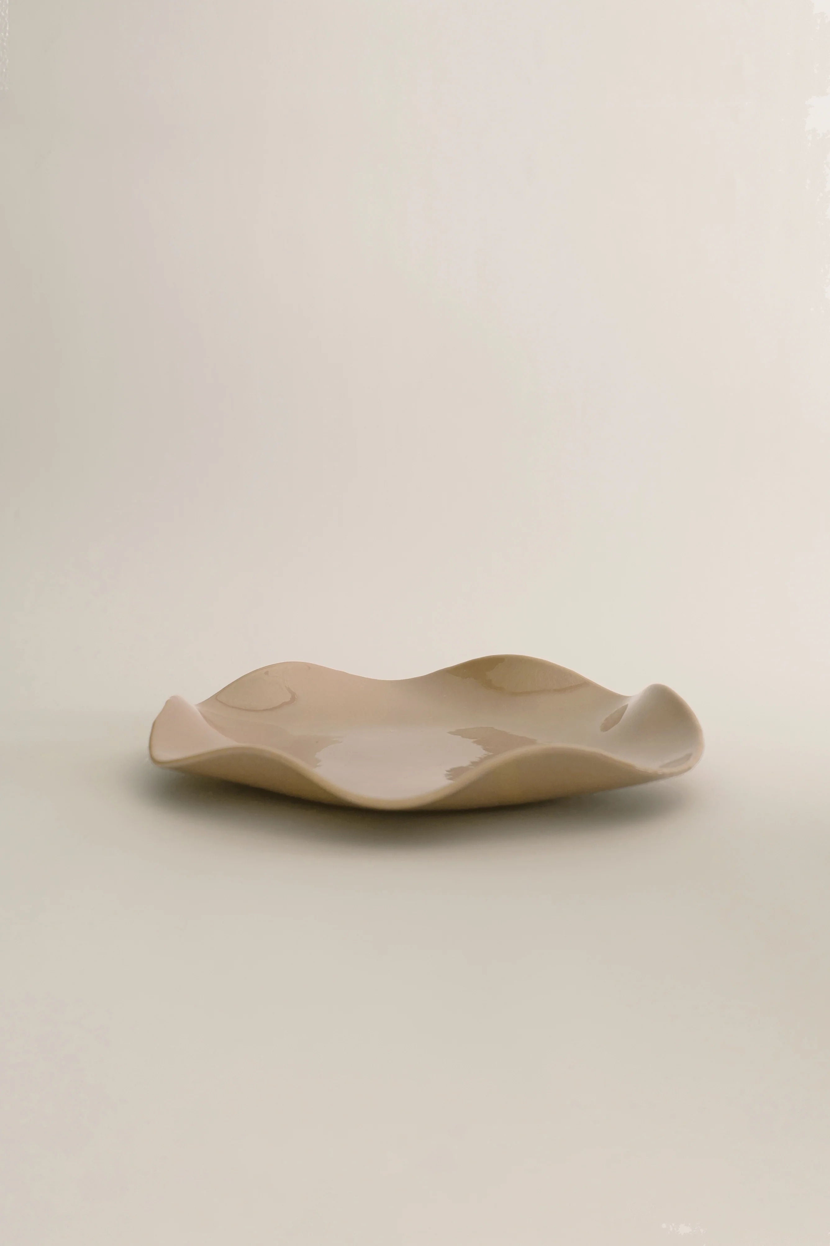Charger Plates Petal Plate - Large Almond (Opaque) Sophie Lou Jacobsen