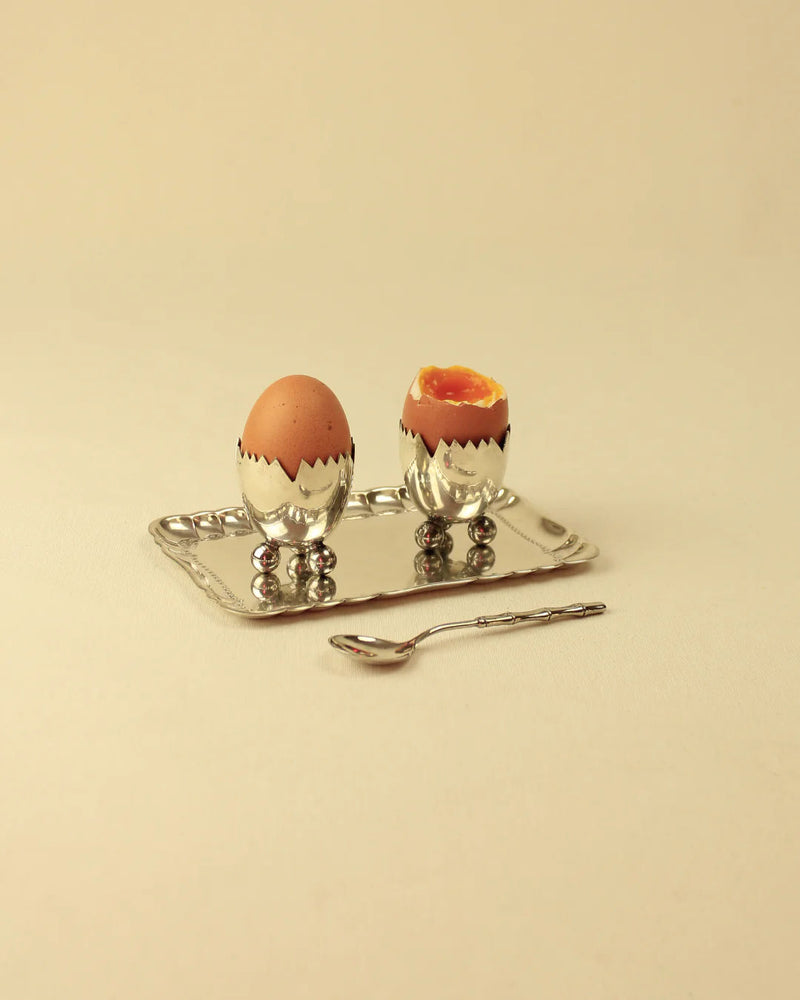 Serveware Accessories Alpaca Silver Egg Cups Boga Avante Shop