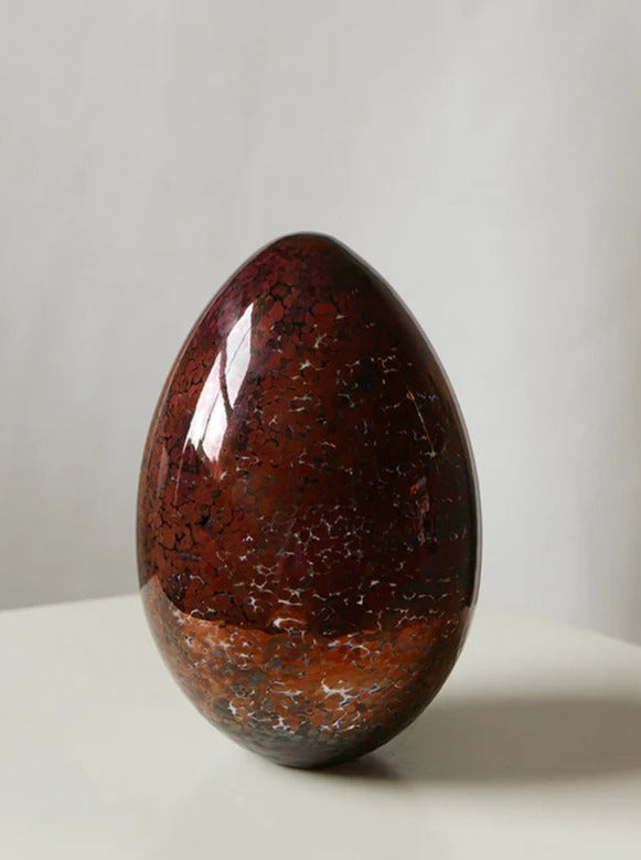 Large Egg Paperweight Bronze