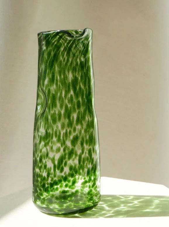 Carafes Carafe In Shimmering Moss Vanderohe Curio
