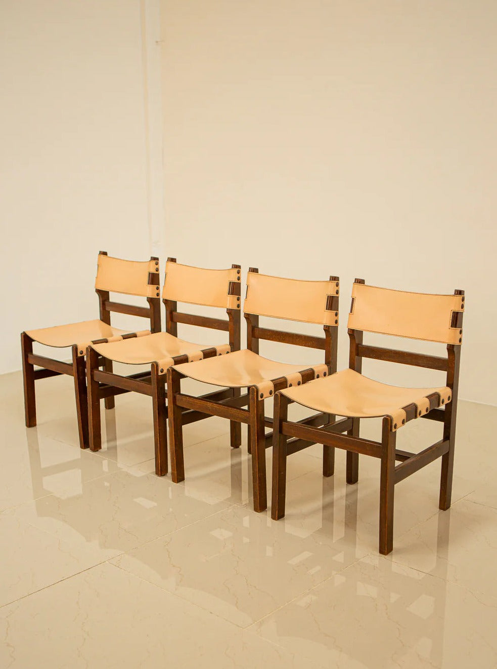 Set Wooden Chairs Maison Regain 70’s | The Oblist