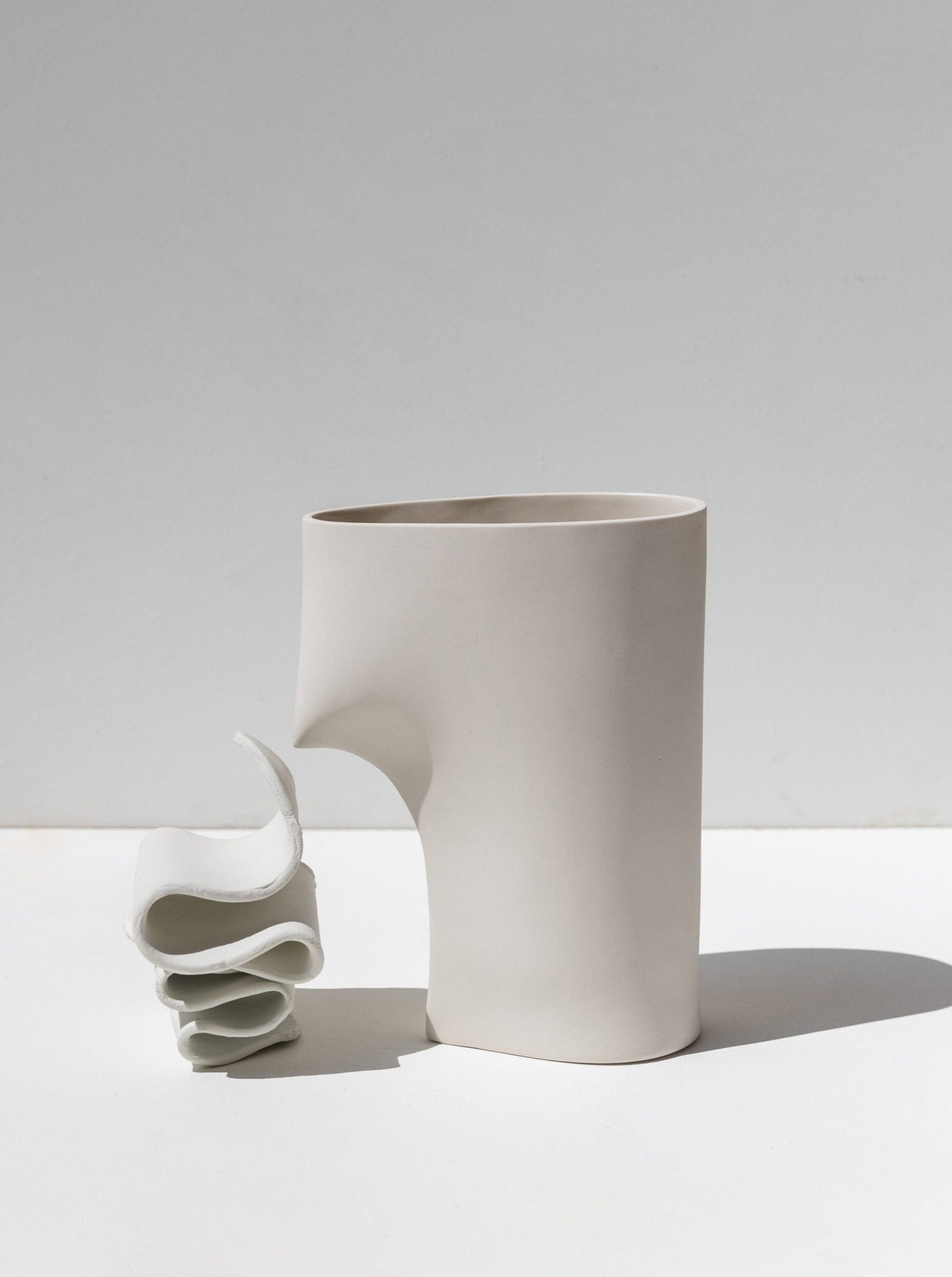 Ceramic Vases Draped Vase Apparel Lisa Allegra