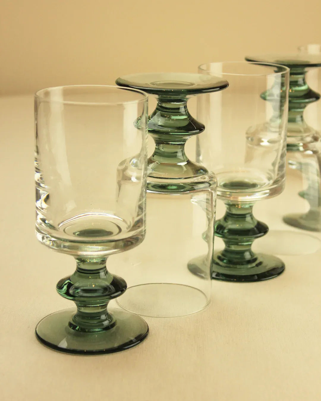 Set of six elegant and durable wine glasses for entertaining guests