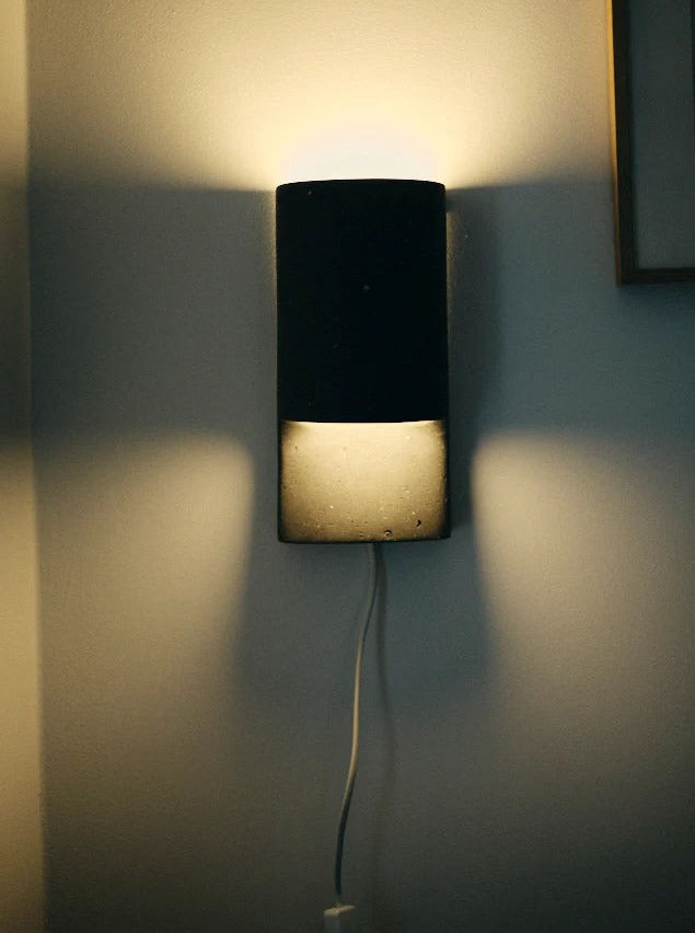 Modern outdoor anthracite wall light with sleek design and durable construction