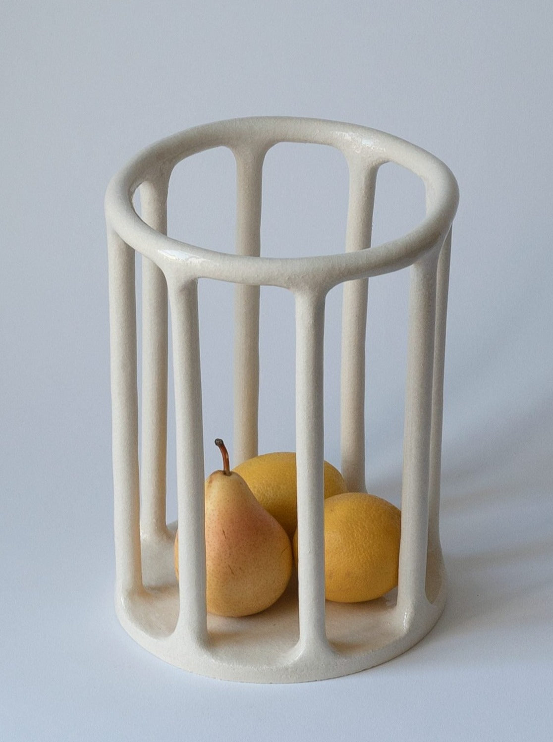Decorative Dishes Large Minimalist Cylindrical Basket Solenne Belloir