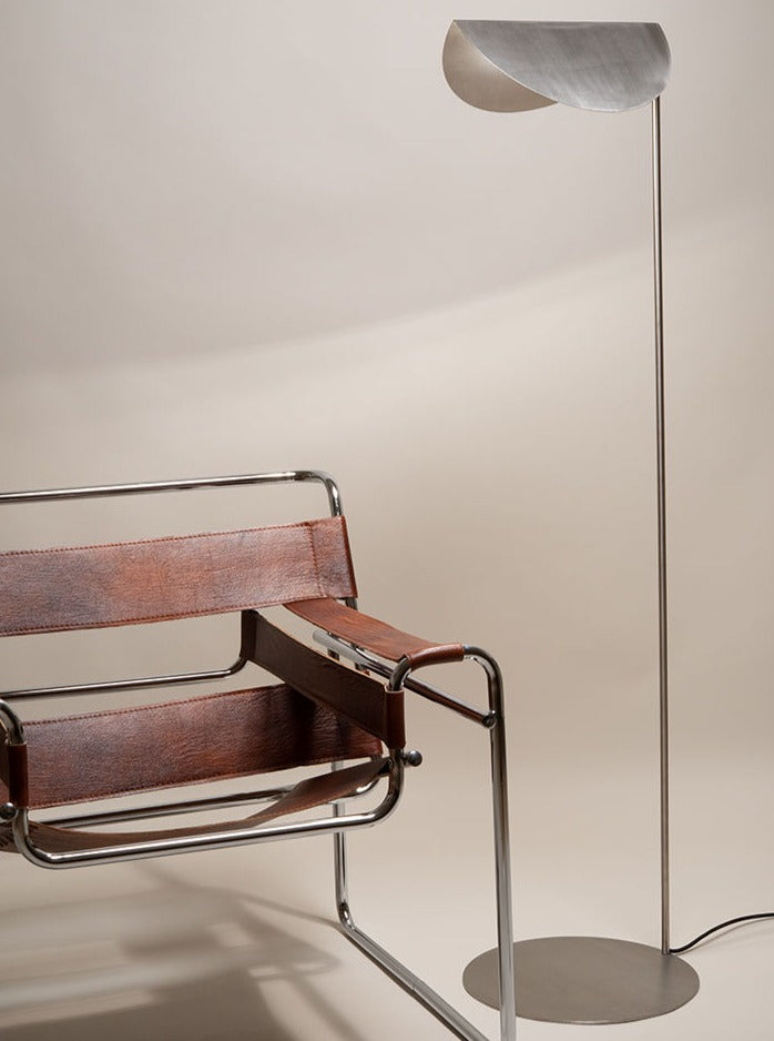 Modern Floor Lamp # 1 with adjustable height and dimmable LED light